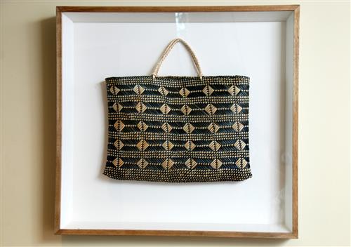 Framed woven-basket from New Zealand Secretariat of the Convention on Biological Diversity