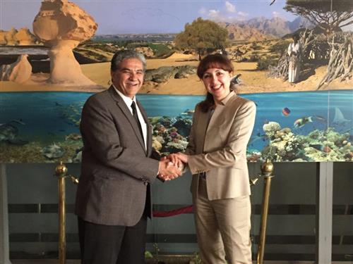 Meeting with H.E. Mr. Khaled Fahmy, Minister of Environment of Egypt Ministry of Environment of Egypt