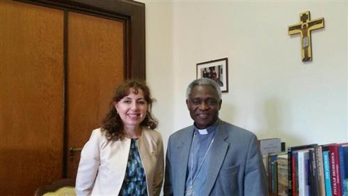 Meeting with His Eminence Cardinal Peter Turkson - Vatican Secretariat of the Convention on Biological Diversity