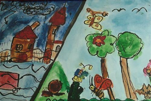 Child's drawing on biodiversity from Czech Republic Secretariat of the Convention on Biological Diversity