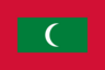 Country flag of Maldives